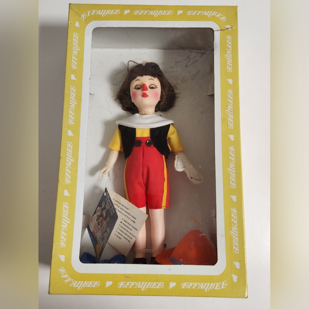 1980's Pinocchio 1192 Storybook 11" Effanbee Vintage Doll 14